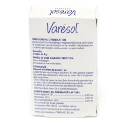 Varésol granules homéopathie Varicelle