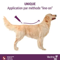 Vectra 3D Pipettes anti puces chien