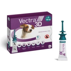 Vectra 3D Pipettes anti puces chien