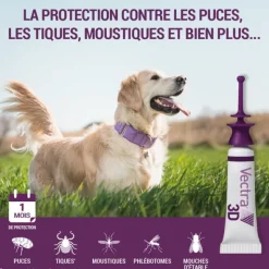 Vectra 3D Pipettes anti puces chien