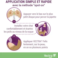 Vectra Felis Pipettes anti puces chat
