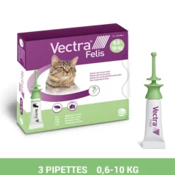 Vectra Felis Pipettes anti puces chat