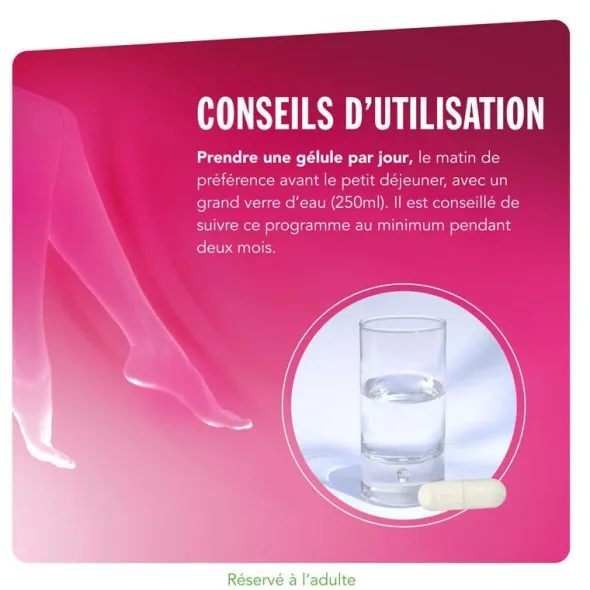 Veinoflux Jambes légères et toniques gélules