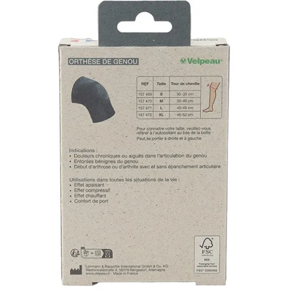 Velpeau Genouillère souple écoresponsable