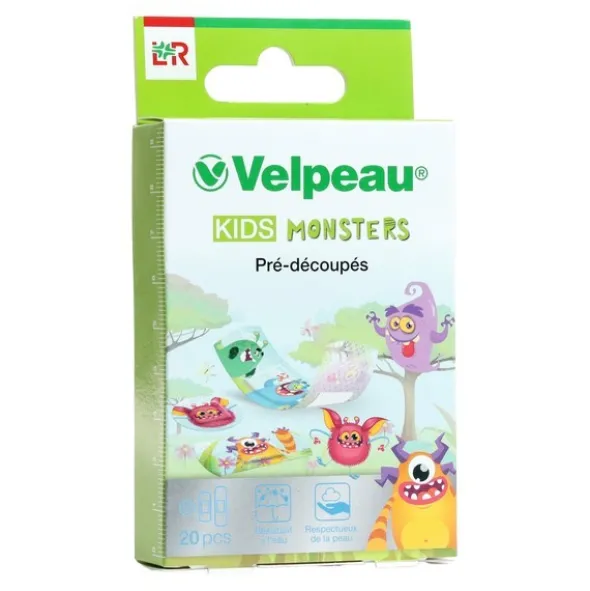 Velpeau Kids Monsters pansements pour enfant