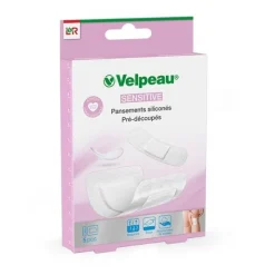 Velpeau Sensitive pansements siliconés pré découpés
