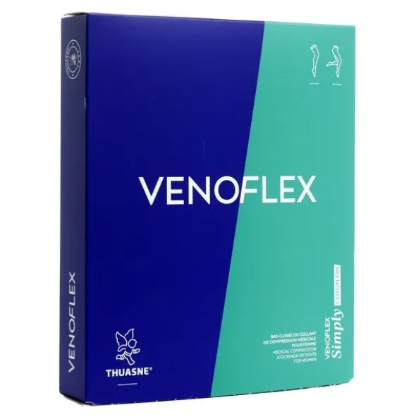 Venoflex Simply Coton Fin Collant de Contention Femme Classe 2
