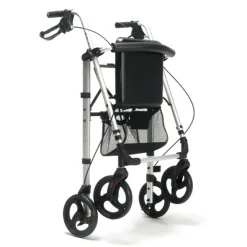 Vermeiren Déambulateur Rollator Ecoplus 4 roues avec panier