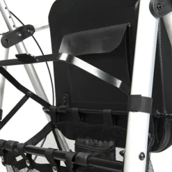 Vermeiren Déambulateur Rollator Ecoplus 4 roues avec panier