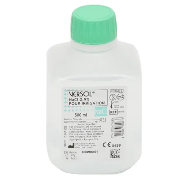 Versol NaCl sérum physiologique pour irrigation