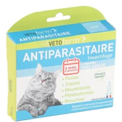 Vetoform antiparasitaire Chat pipettes