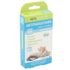 Vetoform Antiparasitaire Collier insectifuge Chat et Chaton