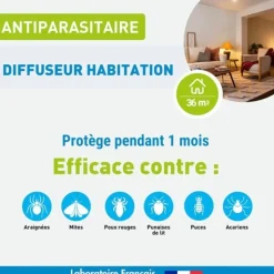 Vetoform Antiparasitaire diffuseur habitation