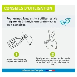 Vetoform Antiparasitaire Nac Rongeur pipettes