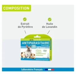 Vetoform Antiparasitaire Nac Rongeur pipettes