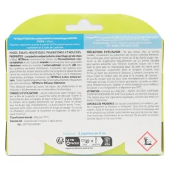 Vetoform antiparasitaire pour chien en pipettes
