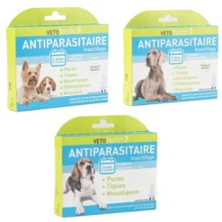 Vetoform antiparasitaire pour chien en pipettes
