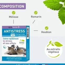 Vetoform anti-stress chien et chat Comprimés