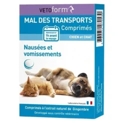 Vetoform mal des transports chien et chat comprimés