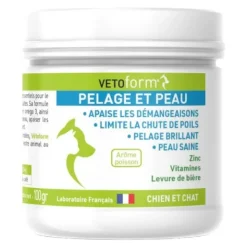 Vetoform pelage et peau