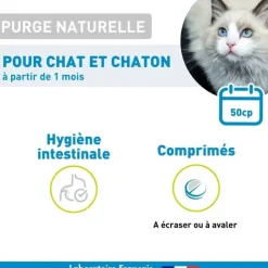 Vetoform Purge naturelle chat et chaton comprimés