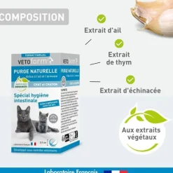 Vetoform Purge naturelle chat et chaton comprimés