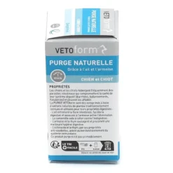 Vetoform Purge naturelle chien et chiot comprimés