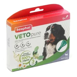 Vetopure Chien Pipettes antiparasitaires répulsives