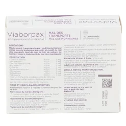 Viaborpax Lehning comprimé orodispersible