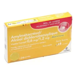 Viatris pastilles Miel Citron Amylmétacrésol/alcool dichlorobenzylique