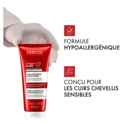 Vichy Dercos Collagen 17 Filler Après shampooing ultra réparateur