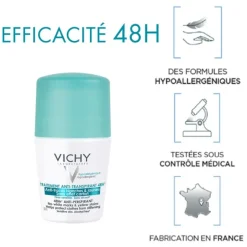 Vichy déodorant Anti-transpirant 48h bille