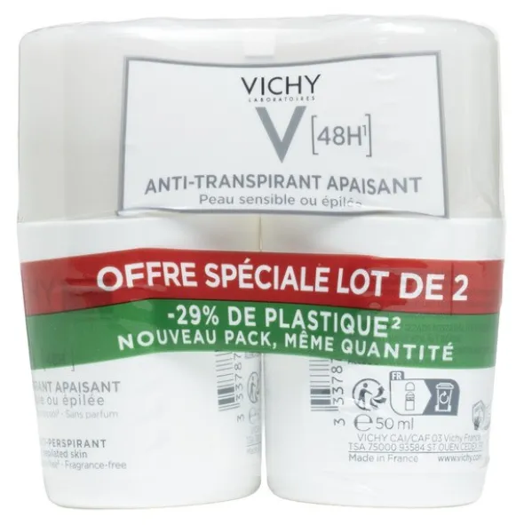 Vichy déodorant anti-transpirant 48 h bille