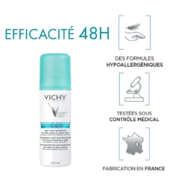 Vichy déodorant anti-transpirant anti-traces spray