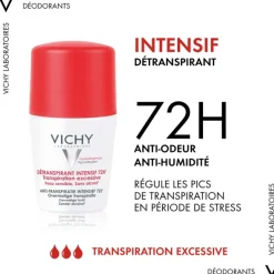 Vichy déodorant détranspirant intensif 72h bille