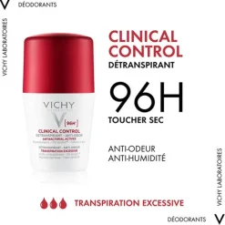 Vichy déodorant détranspirant Clinical Control 96h bille