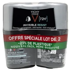 Vichy Homme déodorant Invisible Resist Dermo-détranspirant 72 h bille