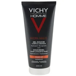 Vichy Homme Hydra Mag C gel douche corps cheveux
