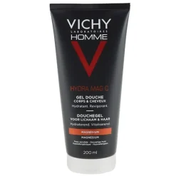 Vichy Homme Hydra Mag C gel douche corps cheveux