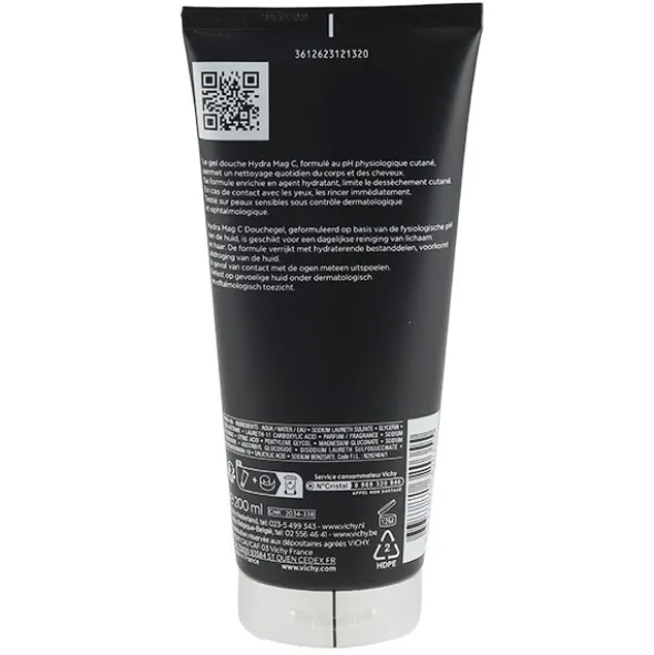 Vichy Homme Hydra Mag C gel douche corps cheveux