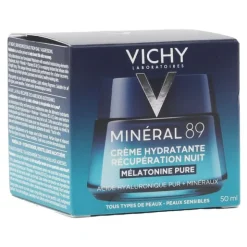 Vichy Minéral 89 crème hydratante récupération nuit