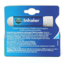 Vicks Inhaler nez bouché