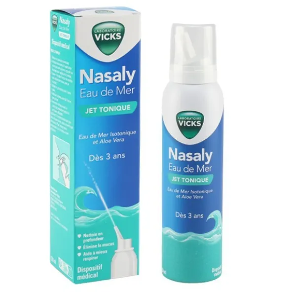 Vicks Nasaly spray eau de mer jet tonique