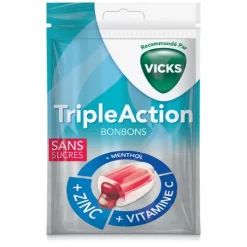 Vicks Pastilles Triple Action sans sucres