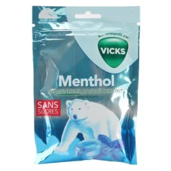 Vicks sans sucre bonbons Menthe forte