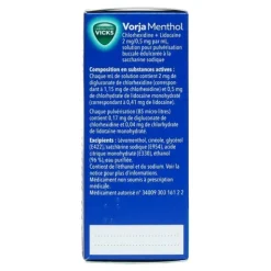 Vicks Vorja maux de gorge spray