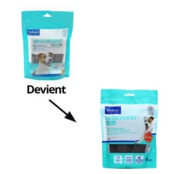 Virbac Veggiedent Fresh Lamelles à mâcher chiens