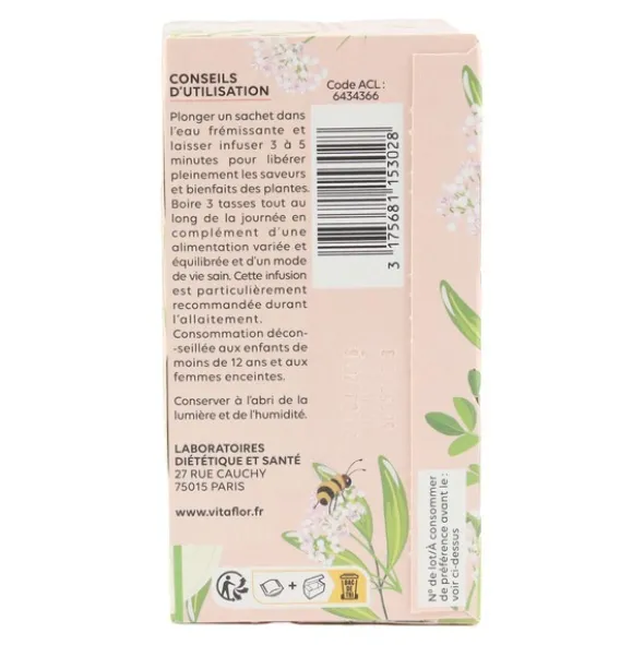 Vitaflor Bio Tisane allaitement sachets