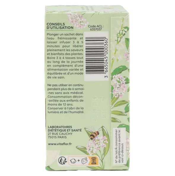 Vitaflor tisane digestion bio sachets
