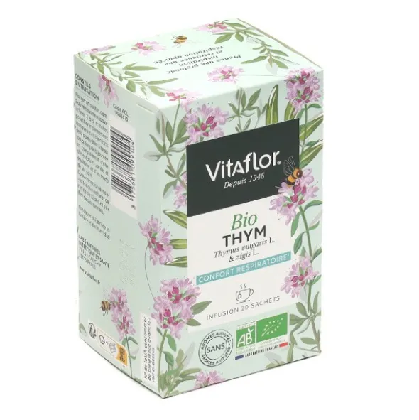 Vitaflor tisane thym bio sachets